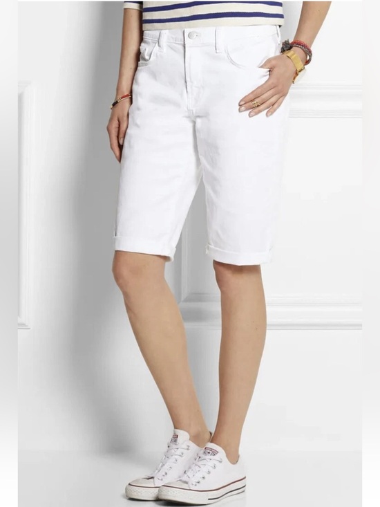 J Brand Pants - J brand beau shorts in color white tie size 32